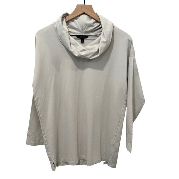 NWT Banana Republic Cowl-Neck Sweatshirt Selenite M - Picture 1 of 9